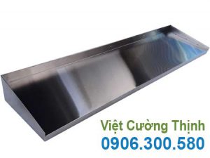 Kệ inox phẳng 1 tầng treo tường KEI-01