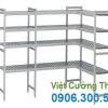 Kệ inox 4 tàng chữ L