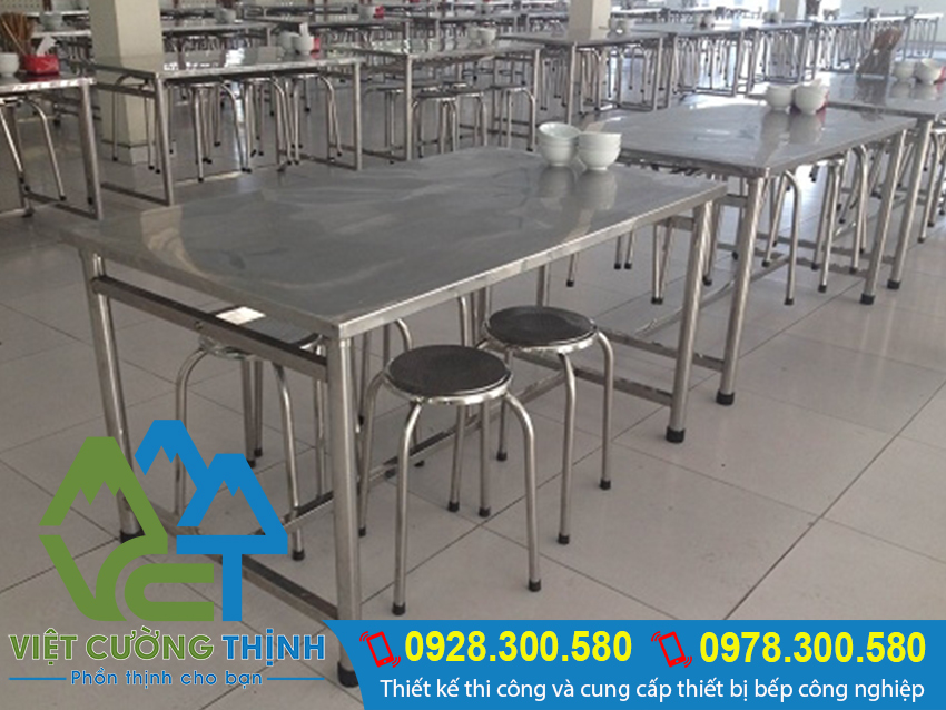 Cung cấp và sản xuất bàn inox cao cấp
