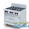Bếp âu 6 họng có lò nướng