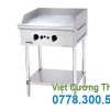 Bếp chiên bề mặt 2 họng dùng gas chân cao