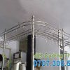 Giá treo ly quầy bar inox
