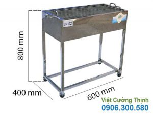 Lò Nướng Than Công Nghiệp Inox LN-02