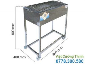 Lò Nướng Than BBQ Bằng Inox LN-03