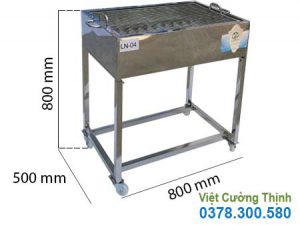 Bếp Nướng Than Inox Ngoài Trời LN-04