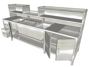 Quầy Bar Pha Chế Inox