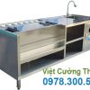 Quầy pha chế inox QB-33