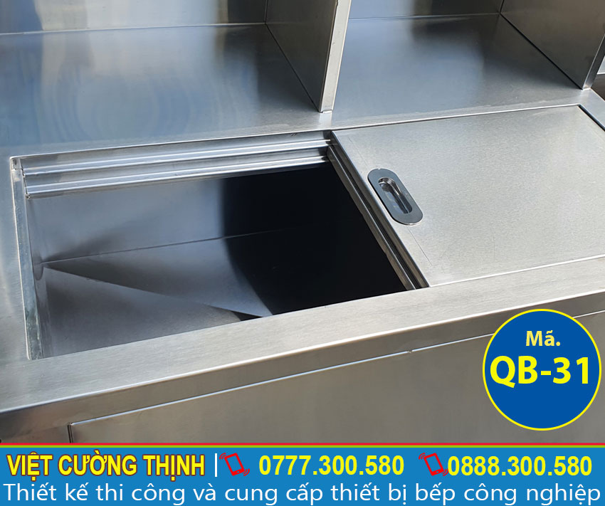 Thùng đá inox quầy bar