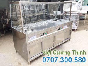 Tủ Hâm Nóng Thức Ăn 20 Khay + 3 Nồi