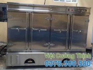 Tủ nấu cơm công nghiệp bằng điện và gas 160kg