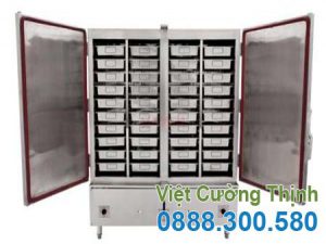 tủ nấu cơm công nghiệp bằng điện và gas 200kg