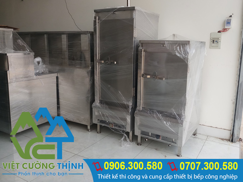Việt Cường Thịnh chuyên cung cấp và sản xuất tủ hấp cơm công nghiệp bằng điện và gas tại Tp.hcm