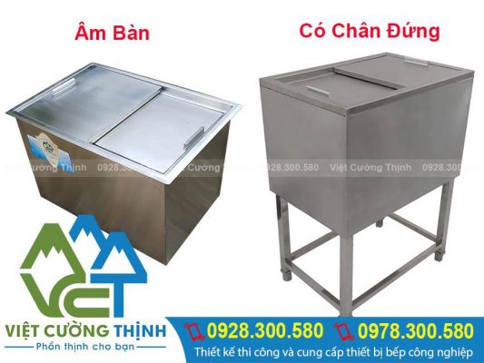 Thùng đá inox giá bao nhiêu