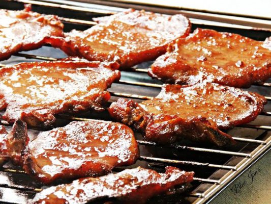Bếp nướng sườn cơm tấm, lò nướng than inox, bếp nướng bbq