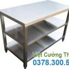 Bàn inox 3 tầng BAI-11