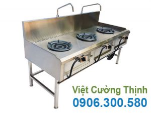 Bếp Á 3 họng kiềng tô thấp áp BA-12