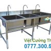 Chậu rửa công nghiệp 3 hố CR-12