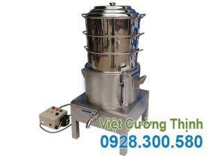 Nồi hấp bánh bao 3 tầng bằng điện công nghiệp mua tại Inox VCT giá xưởng.