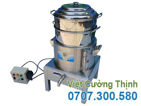 Báo giá nồi hấp bánh bao2 tầng, Nồi hấp báng bao chất lượng tại Việt Cường Thịnh