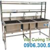 Chậu rửa đôi công nghiệp 2 hố CR-22