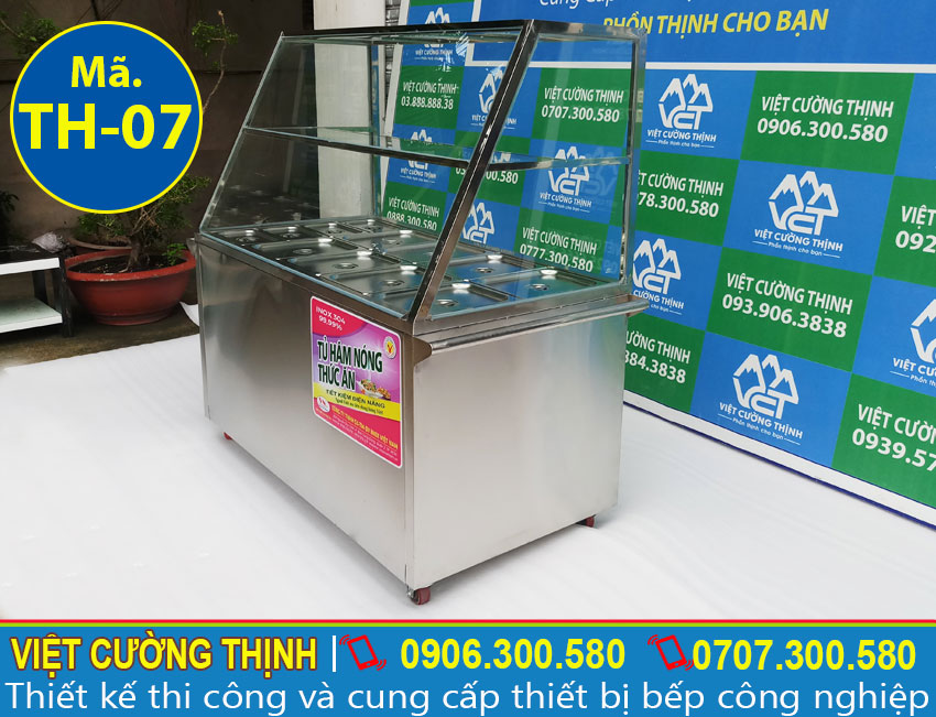 Giá bán tủ hâm nóng thức ăn 12 khay lớn nhỏ, tủ hâm nóng inox bằng điện, tủ hâm nóng thức ăn giá tốt tại VCT.