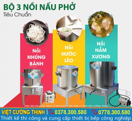 Báo giá bộ nồi nấu phở bằng điện, nồi điện nấu nước phở, nồi trần bánh, nồi nấu nước lèo, nồi hầm xương.