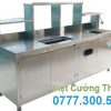 Quầy bar inox 2m qb-12