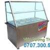Quầy hâm nóng thức ăn công nghiệp 12 khay.