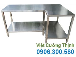 Bàn inox góc BAI-20