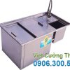 Thùng đá kèm chậu rửa inox âm quầy bar QB-17