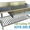 Bàn inox có hộc tủ BAI-21