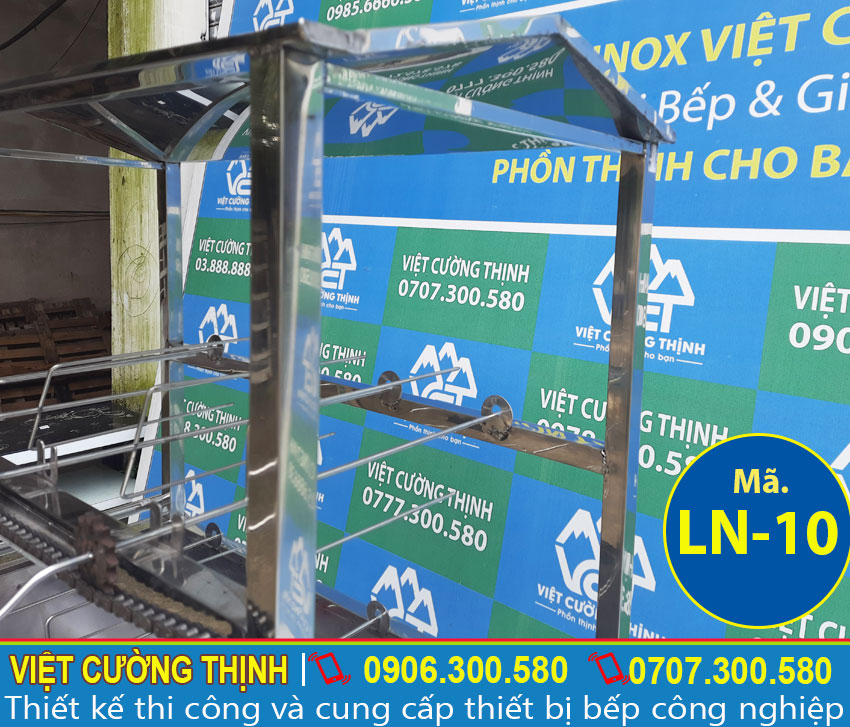 Mái che lò nướng inox 304