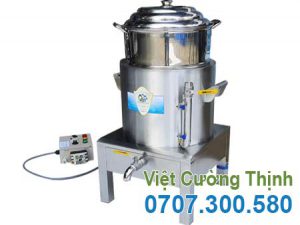 Nồi hấp bắp bằng điện inox 1 tầng D400-1T
