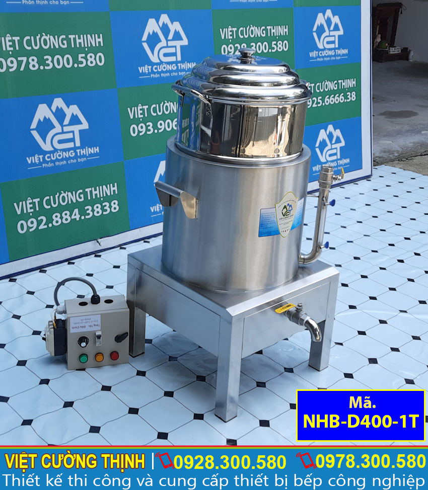 Nồi điện hấp bắp inox 304 sản xuất tại Việt Cường Thịnh