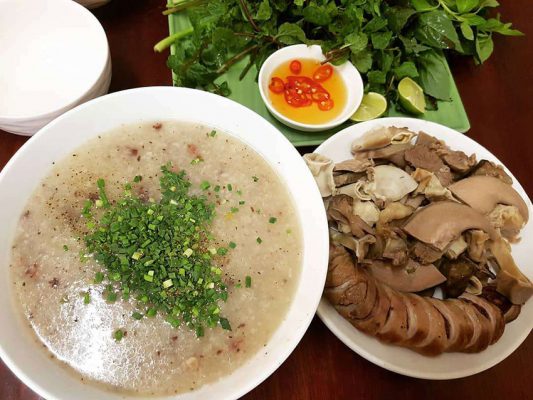 Cách nấu cháo lòng thơm ngon