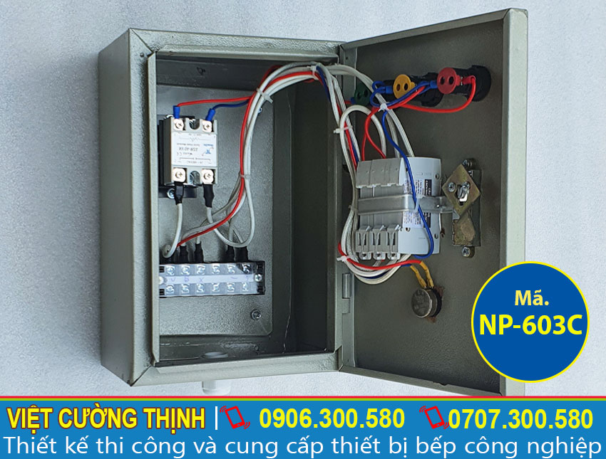 Hộp điện nồi nấu phở bằng điện 3 chân 3 chân NP-603C