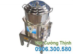 Nồi điện hấp xôi công nghiệp 1 tầng size D600