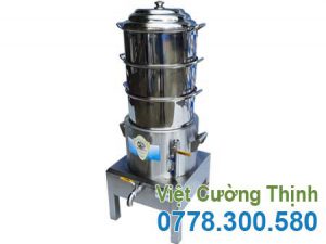 Nồi điện hấp xôi công nghiệp 3 tầng đường kính D600