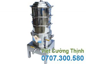 Nồi hấp cơm tấm công nghiệp 3 tầng đường kính D600
