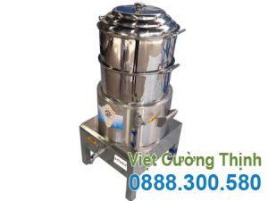 Sản phẩm nồi hấp cơm tấm bằng điện 2 tầng D600