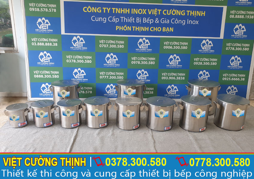 Nơi mua nồi inox công nghiệp giá tốt tại Việt Cường Thịnh nơi giúp khách hàng phồn thịnh