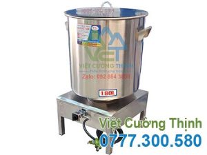 Nồi Nấu Phở Inox Kèm Bếp Gas 180 Lít NP-180/BG