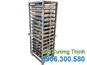 Xe Đẩy Inox 15 Khay XDI-10
