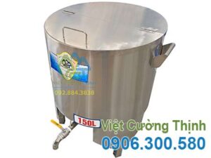 Nồi Nấu Phở Inox 3 Chân 150 Lít NP-1503C