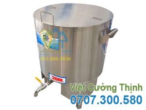 Nồi Nấu Phở Inox 3 Chân 200 Lít NP-2003C