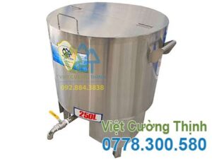 Nồi Nấu Phở Inox 3 Chân 250 Lít NP-2503C